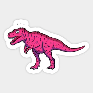 Fluffy T Rex Sticker